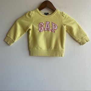 BABY GAP Yellow Crewneck Sweater